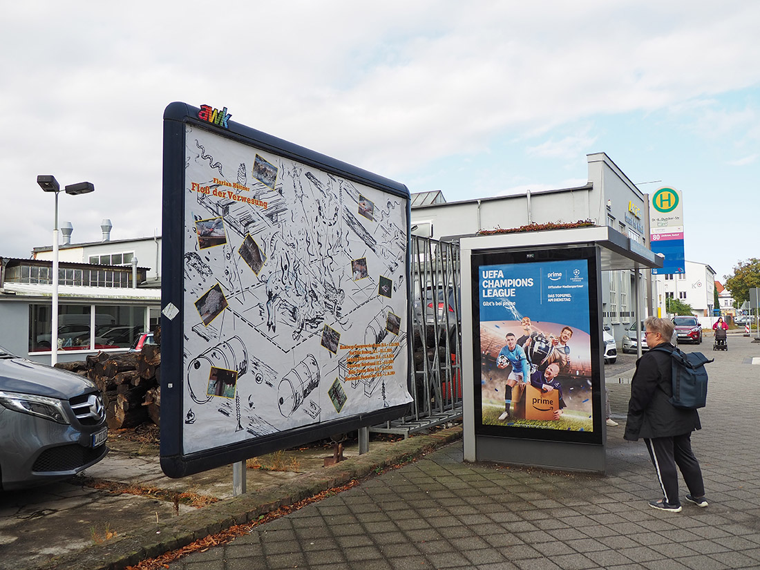 Plakat 'Floss der Verwesung'